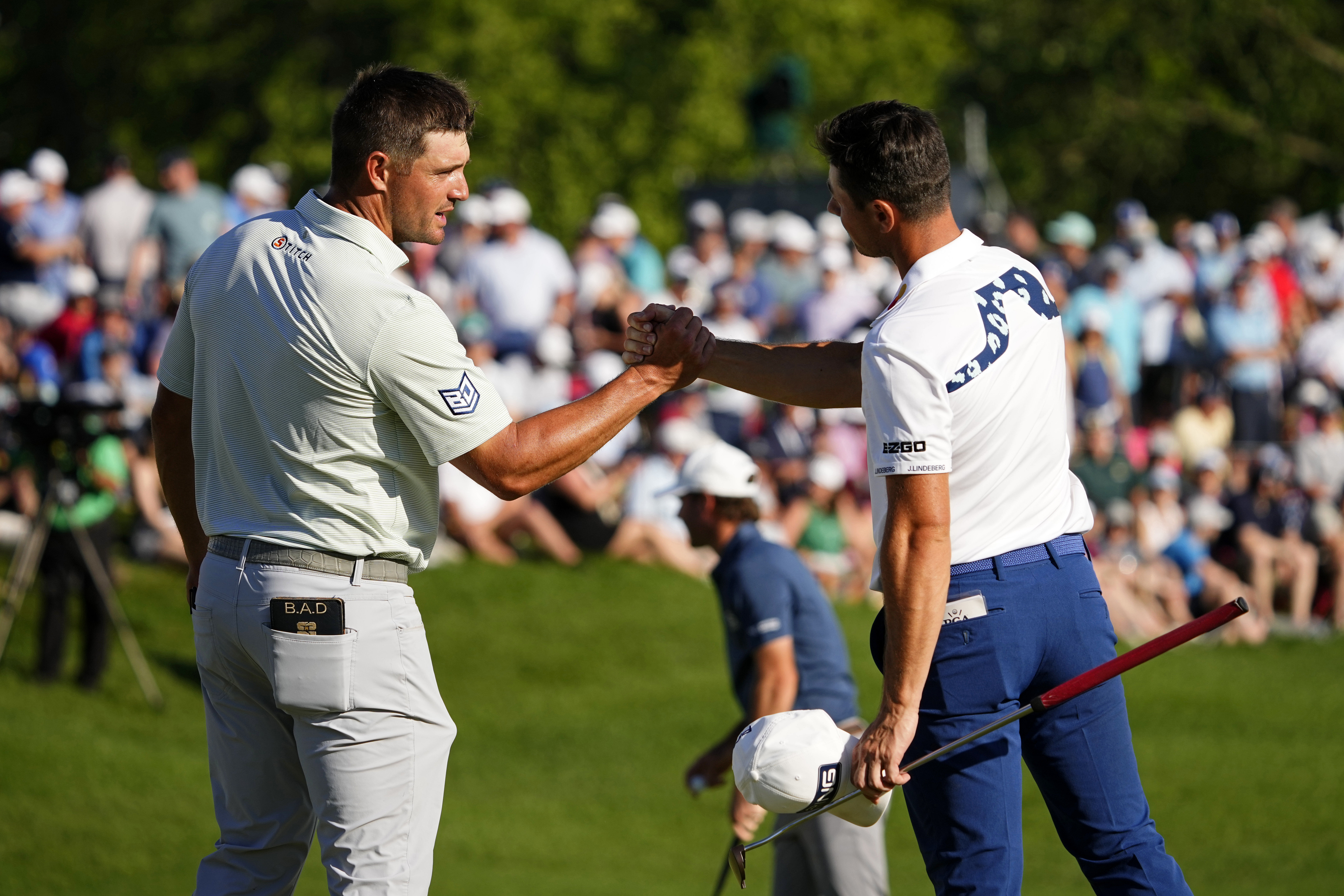 Bryson DeChambeau and Viktor Hovland - Source: Imagn